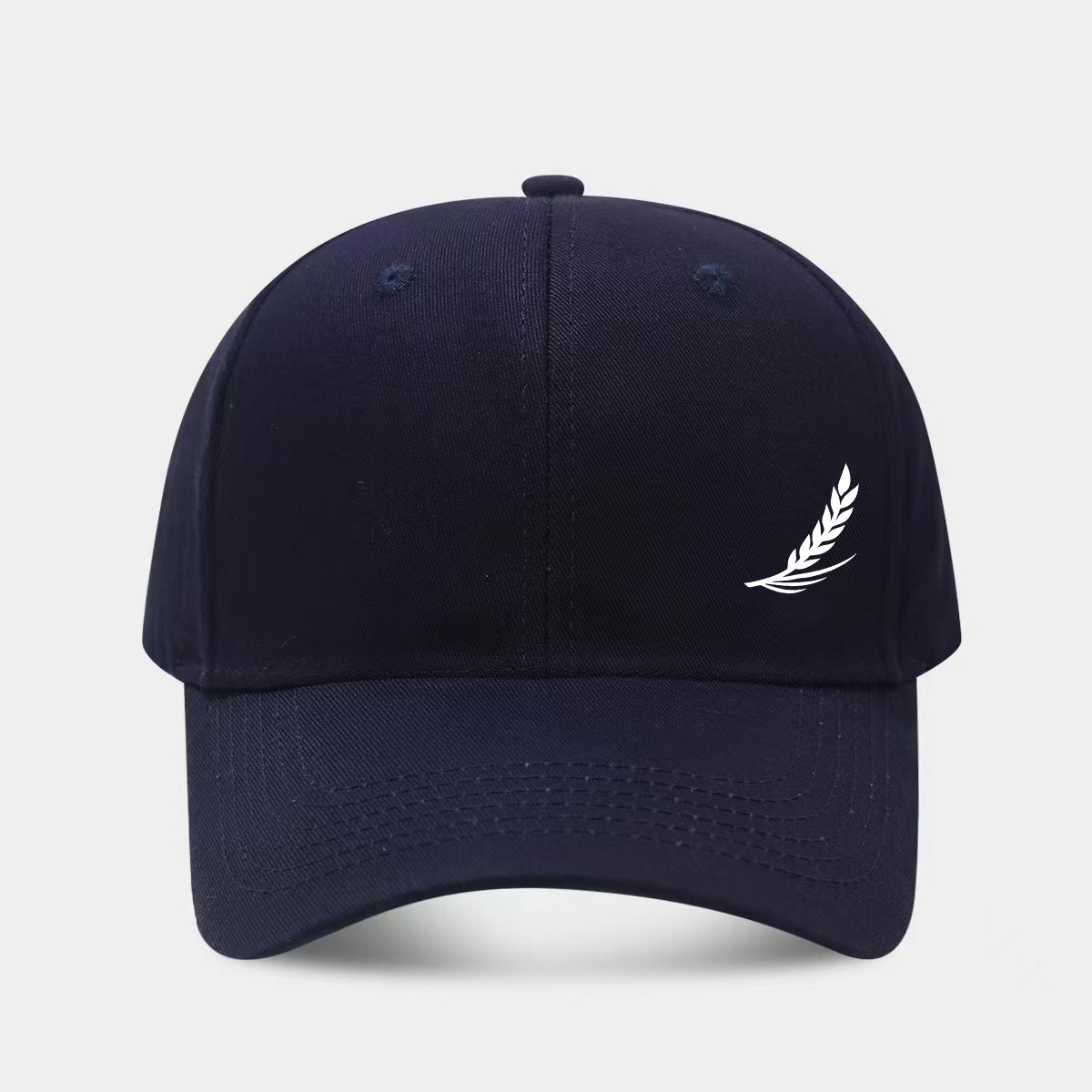 Side-hemmed Wheat-ear Print Baseball Cap For Men Outdoor Casual Style photo 6