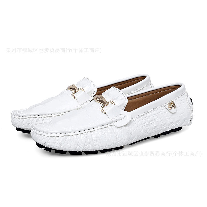 Autumn Crocodil Pattern Slip On Loafers photo 3