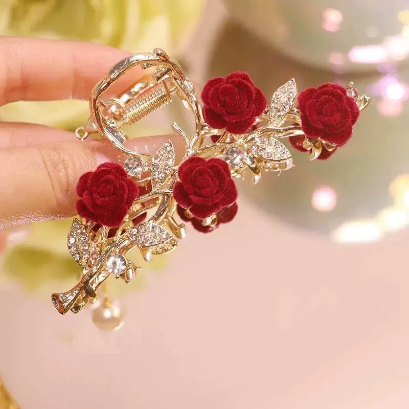 Leaf Hair Clip With Tassel Womens Hairpin photo 8