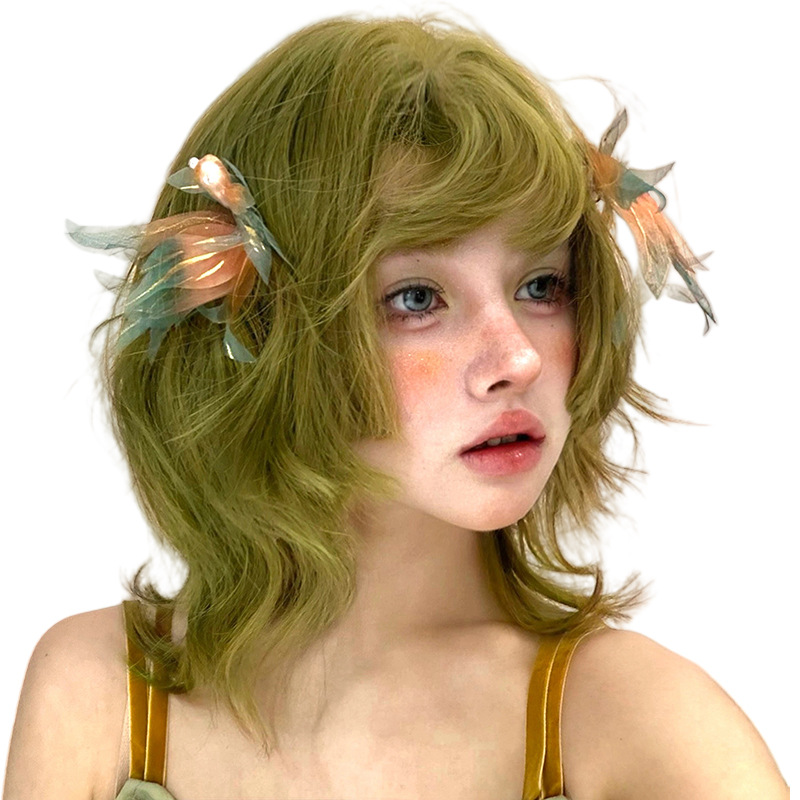 Subculture Wool Curl Egg Roll Wig Cap photo 6