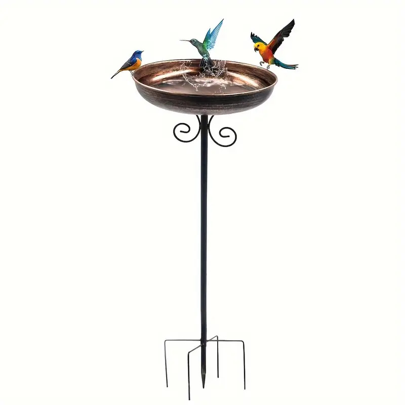 Retro Wrought-iron Decorative Bird Feeder photo 6