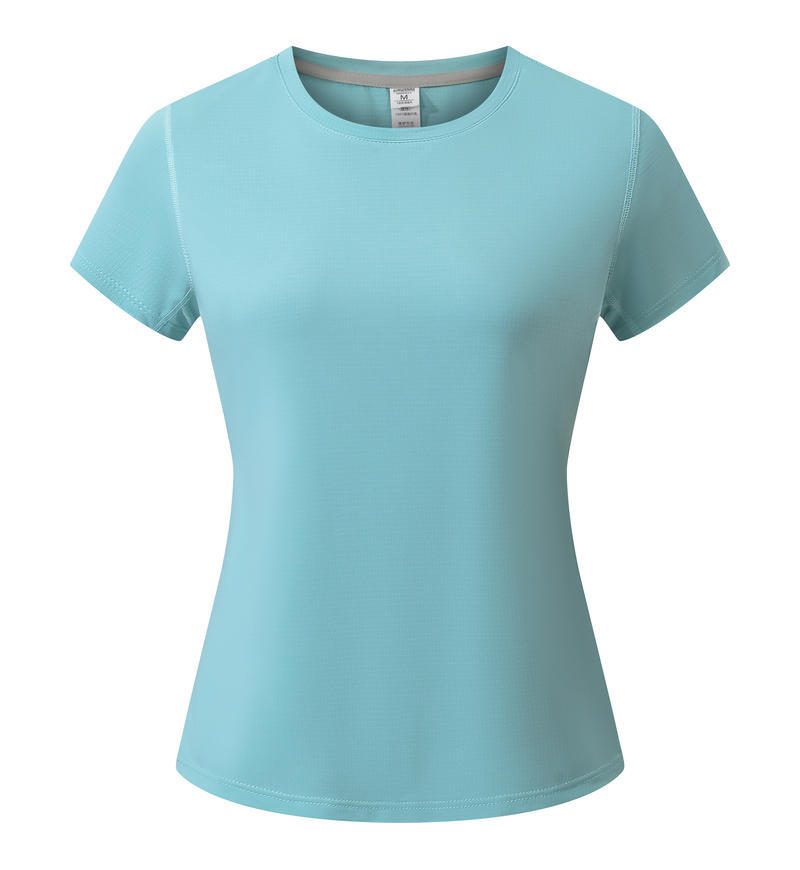 Quick-drying Crewneck T-shirt Summer Short-sleeve Work Uniform photo 3