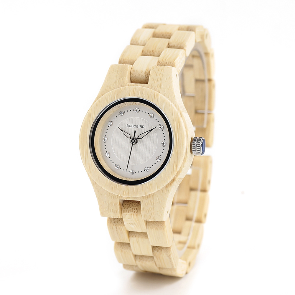 Mens And Womens Minimalist Casual Retro Wooden Watch photo 2