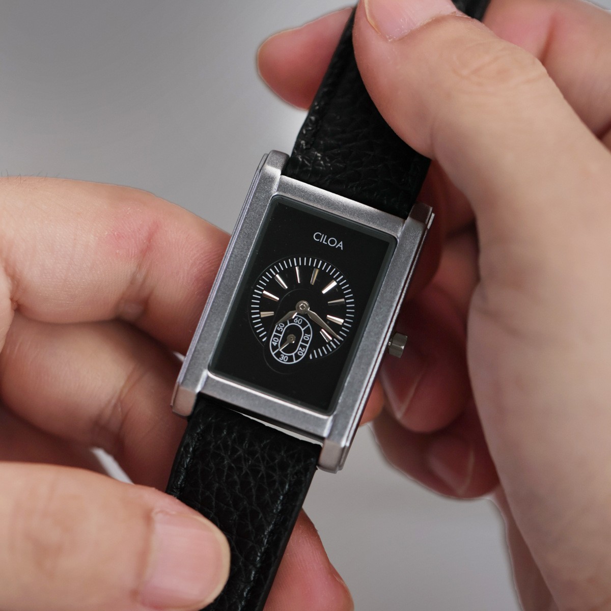 High-end Square Tritium Sports Watch For Men photo 2