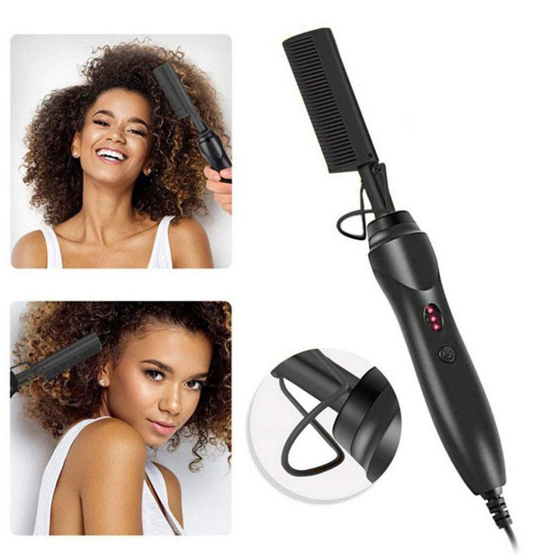 Copper Straightening Comb Electric Curling Iron photo 4