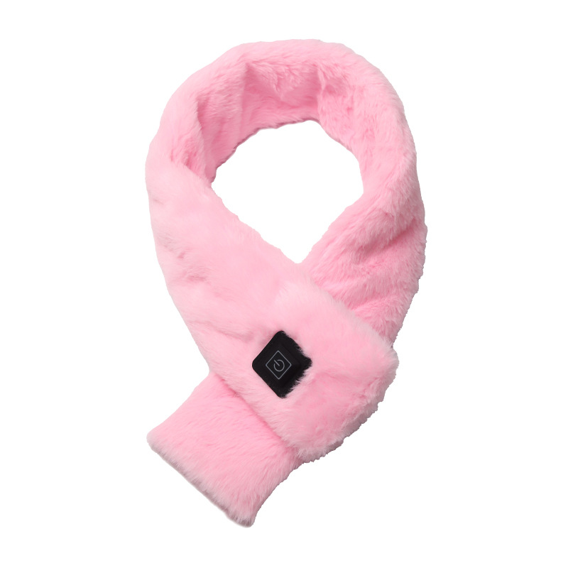 Heated Scarf With Three Temperature Settings, Made From Faux Rabbit Fur photo 7