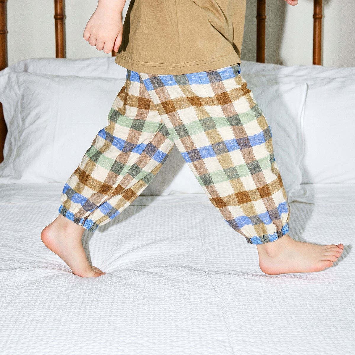 Kids' Casual Short-sleeved Shirt And Mosquito-proof Sports Trousers photo 3