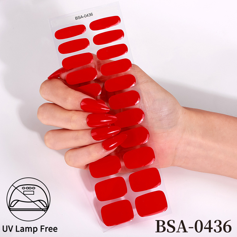 No-Cure-Lamp Gel Nail Sticker Set photo 4