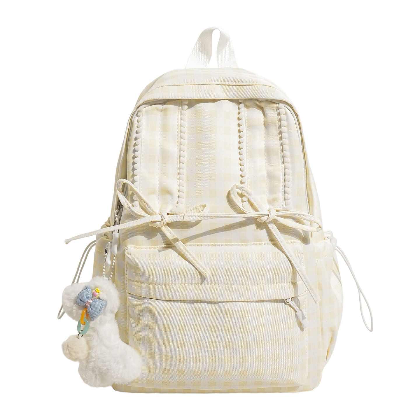Plaid Soft And Cozy Backpack For Girls On Outings photo 4