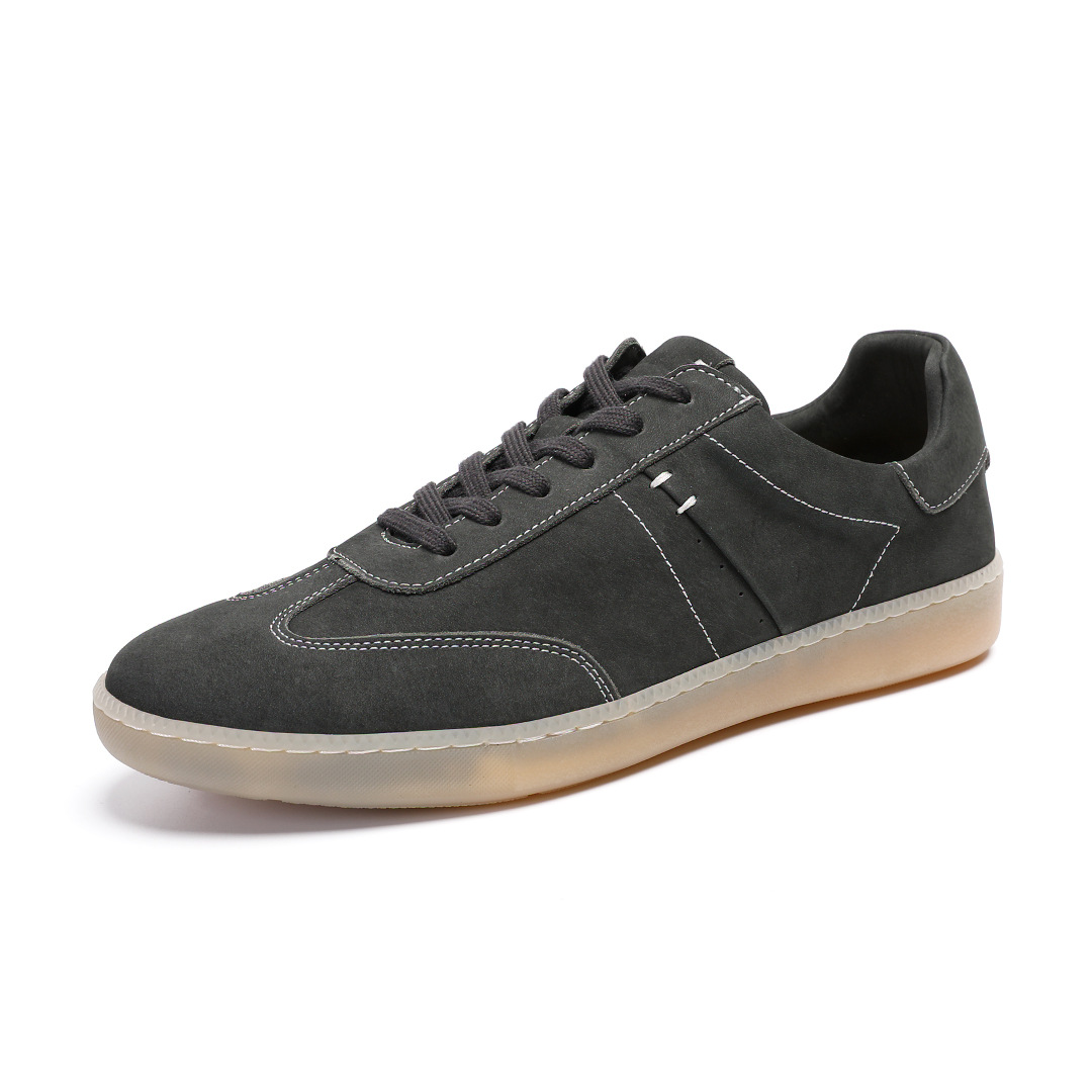 Water-washed Leather Versatile Mens Shoes With A Thin Sole And A Premium Feel photo 4