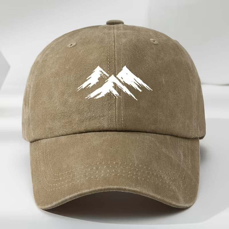 Printed Vintage Distressed Washed Mens Casual Cap photo 2