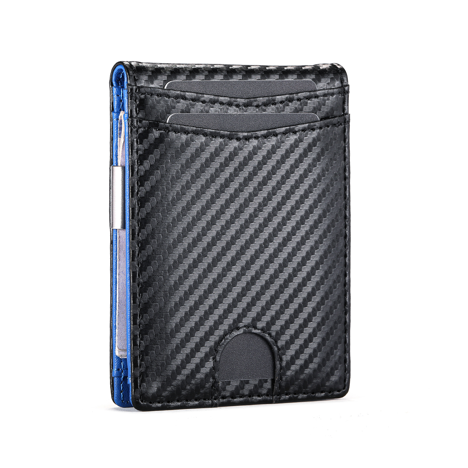 Card Holder For Men Automatic Pop-up Card RFID-blocking Aluminum Card Case photo 3