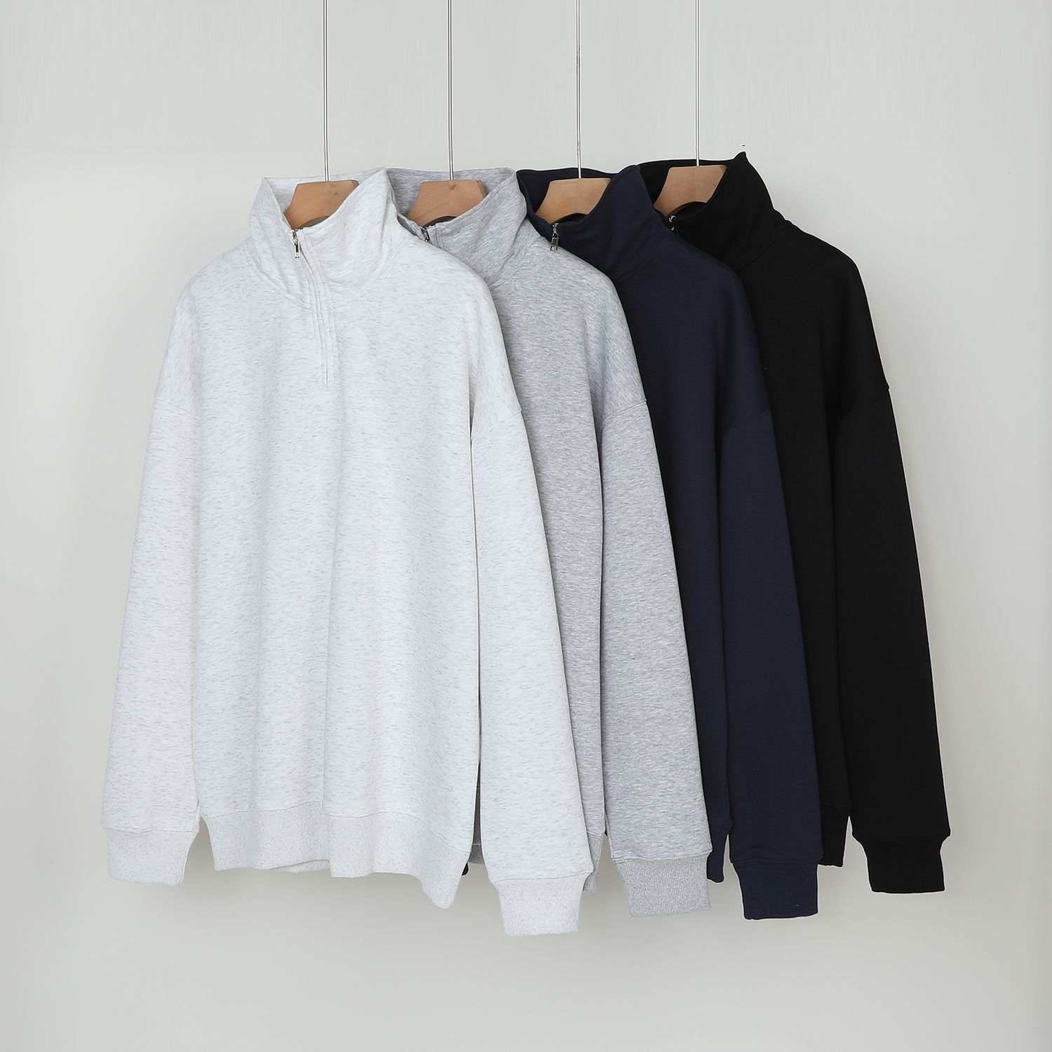 Women's  Premium Half-zip Stand-up Collar Hoodie photo 2