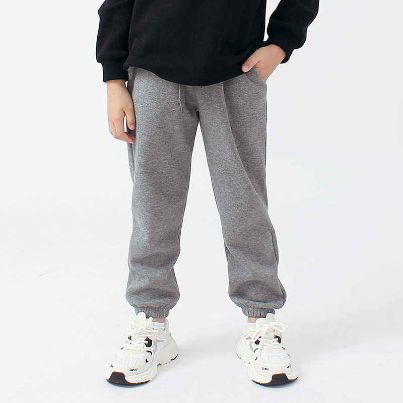 Boys Sports Trousers Solid Color For Older Children photo 2