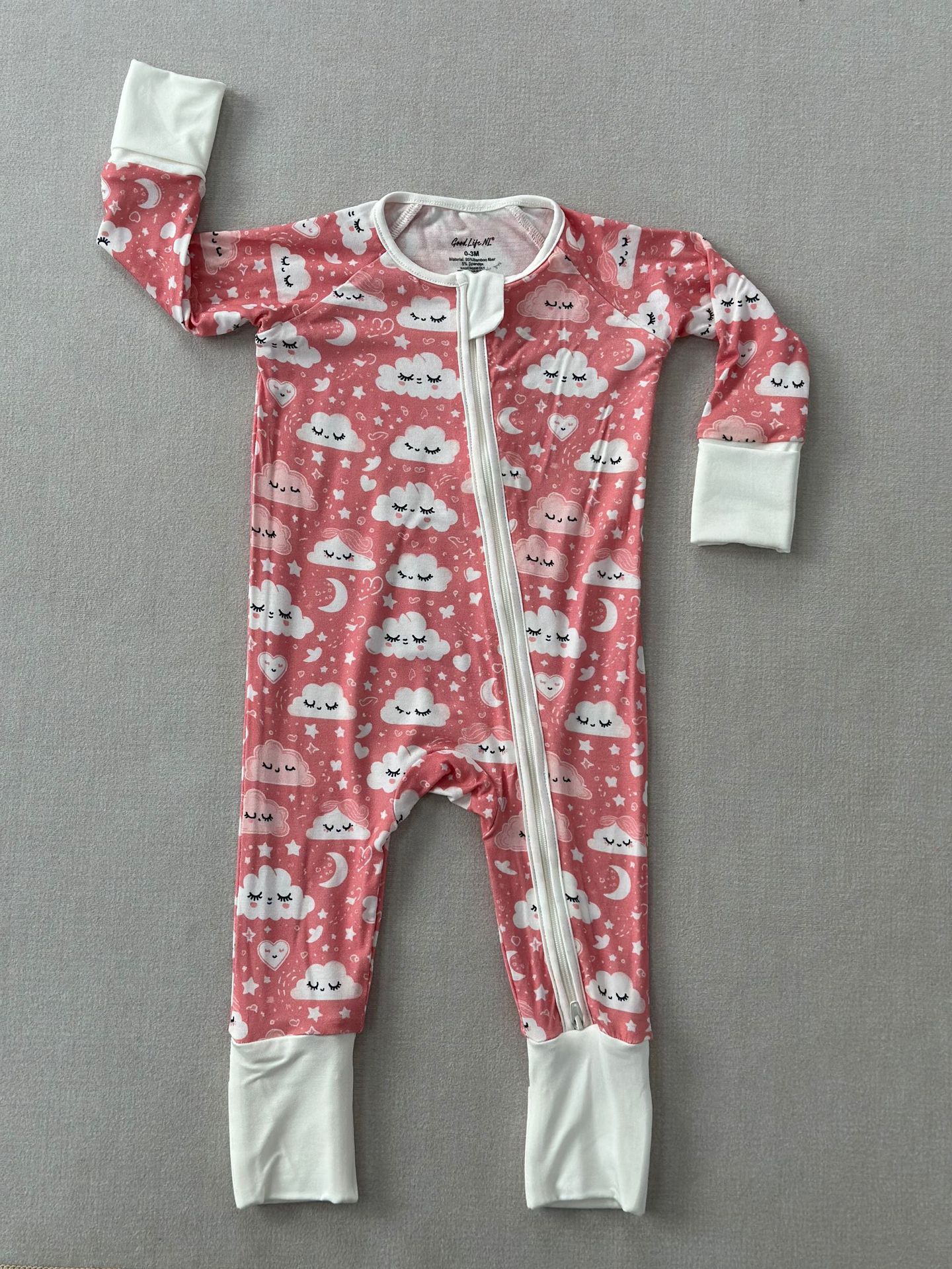 Bamboo Fiber Onesie European And American Style For Infants And Toddlers photo 5