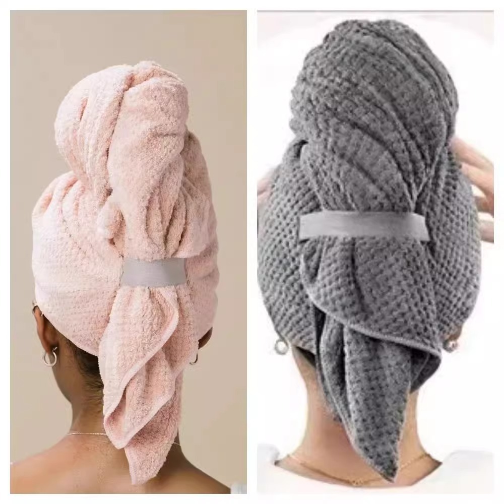Coral Fleece Quick-drying Water-absorbing And Hair Drying Towel photo 8