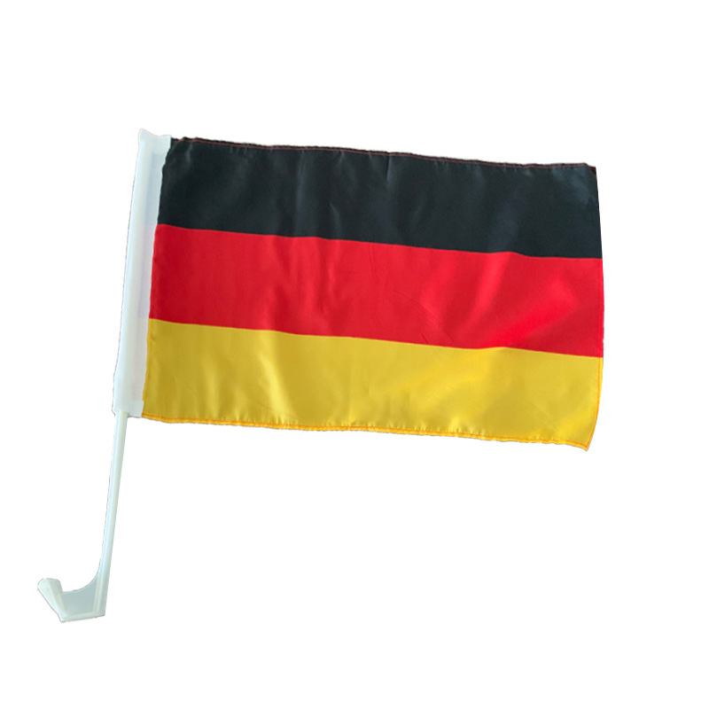 German Car Flag Made Of Polyester Wind-resistant Car Window Decoration photo 2