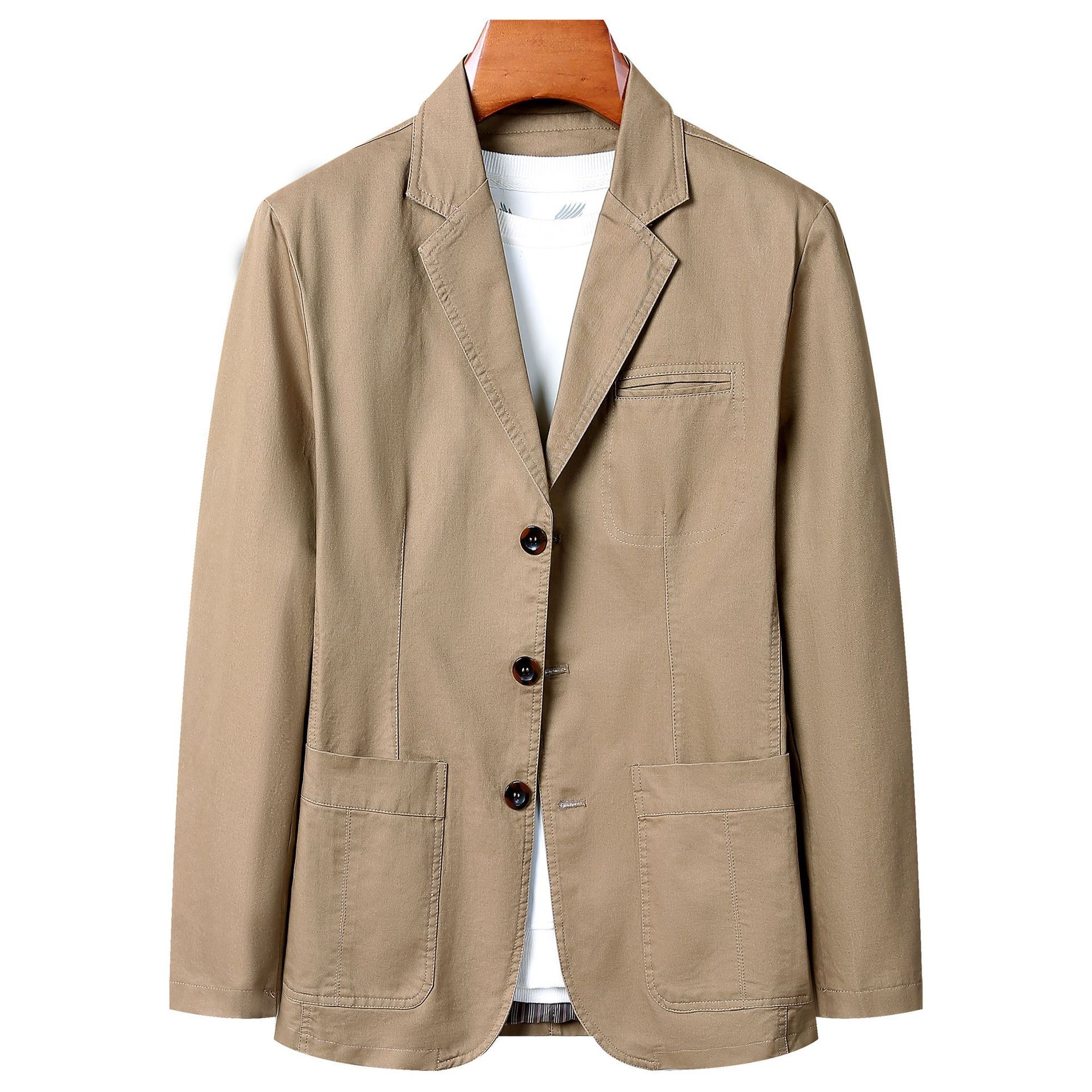 Versatile Men's Loose-fit Plus-size Business Jacket photo 2