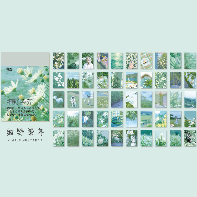 Ins Art Notebook DIY Material Decorative Sticker 50 Pieces photo 3