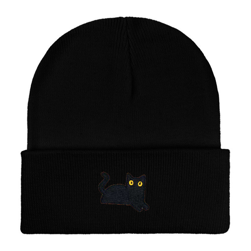 All-match Cute Cat Wool Hat photo 2
