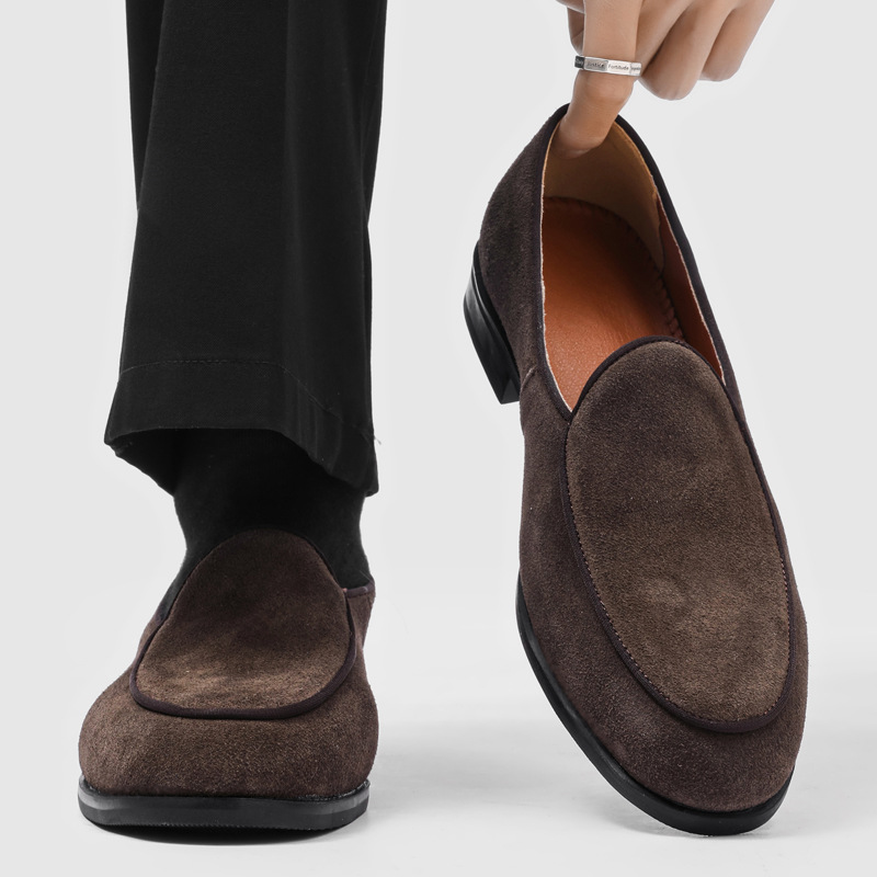 Mens French-style Fashionable Casual Low-cut Dress Shoes photo 6