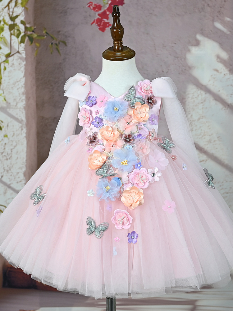 Handmade Three-Dimensional Tulle Princess Dress photo 2