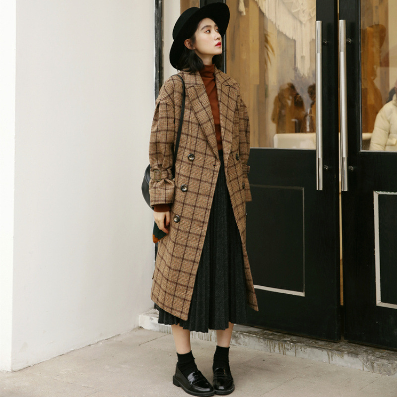 Wool Coat For Students Below-the-knee Length photo 1