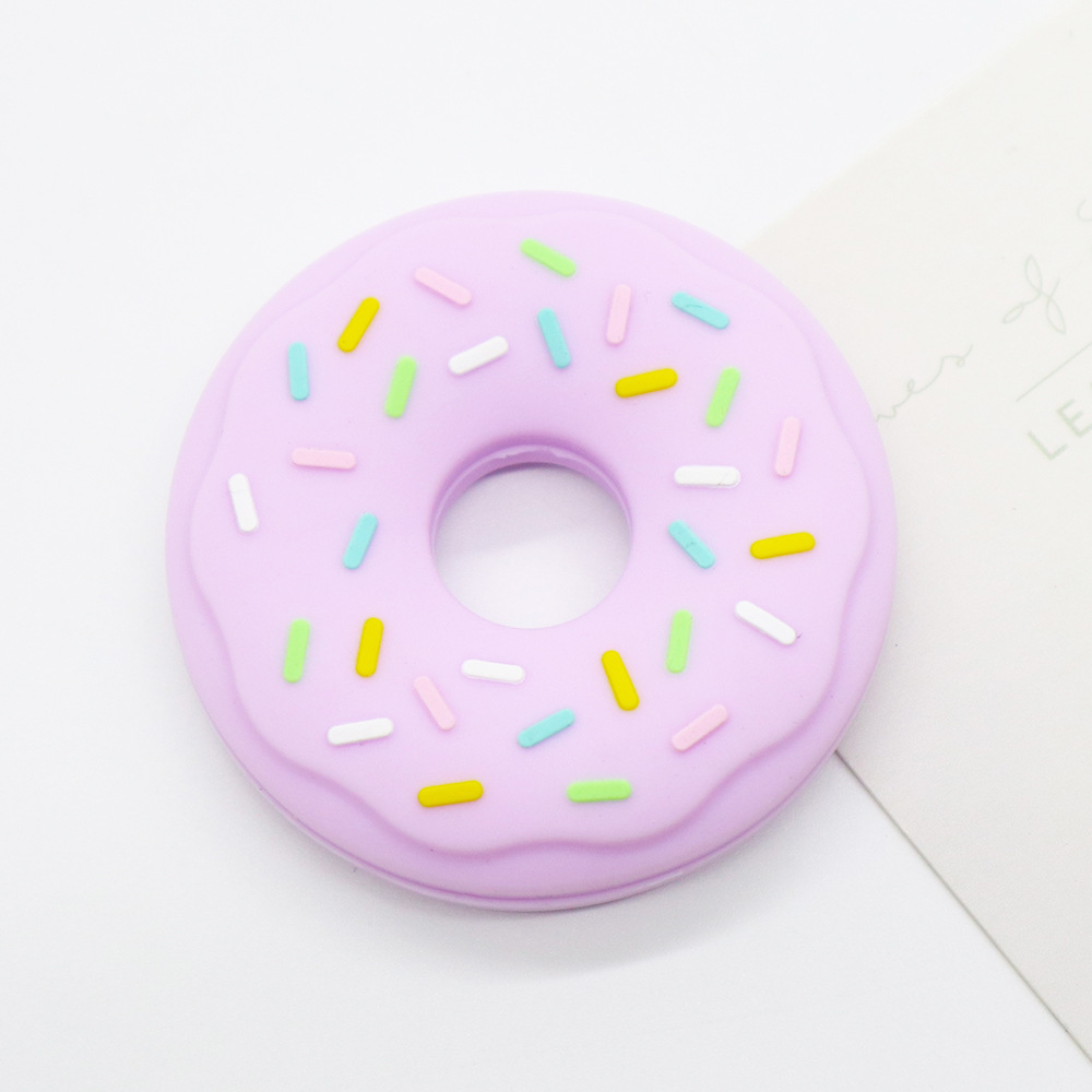 Food-grade Silicone Donut Baby Teether photo 2