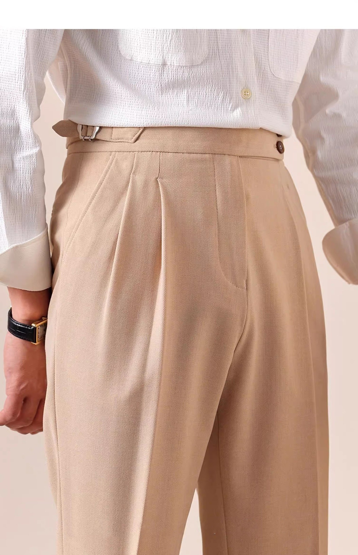 Men's Italian Men's Neapolitan Suit Pants photo 5