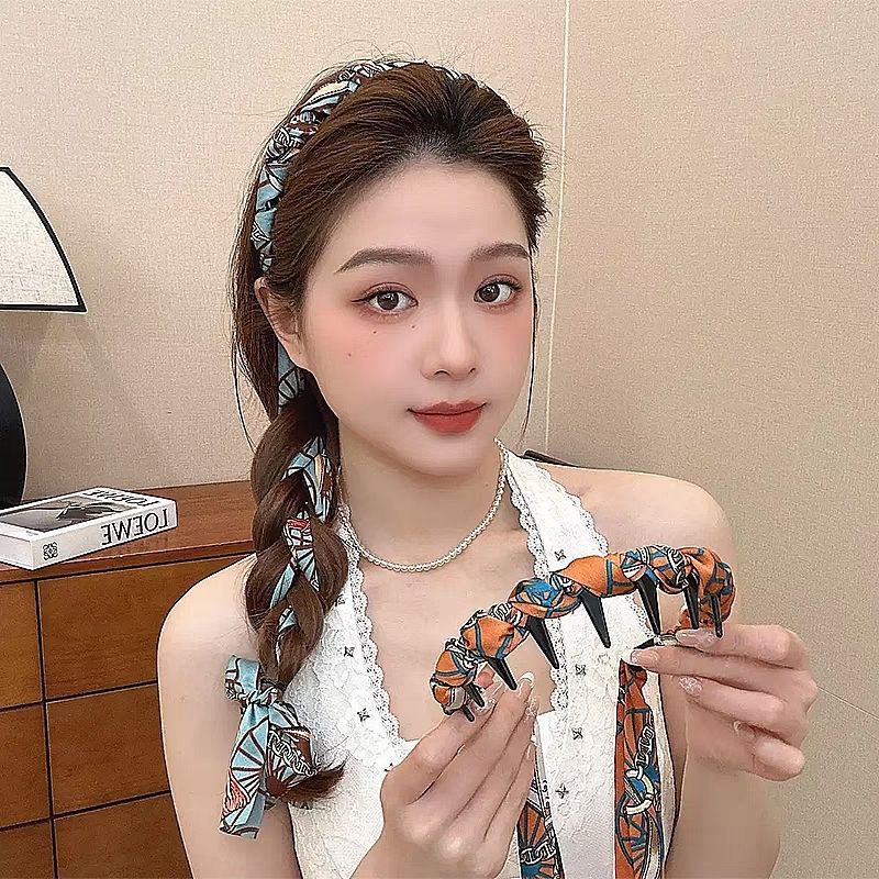 Bow Braided Hair Band For Women photo 3