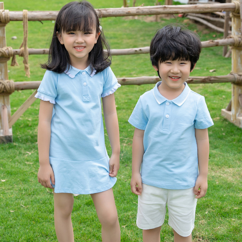 Fresh And Chic Mother-Daughter Dress Set With Short Sleeves photo 5