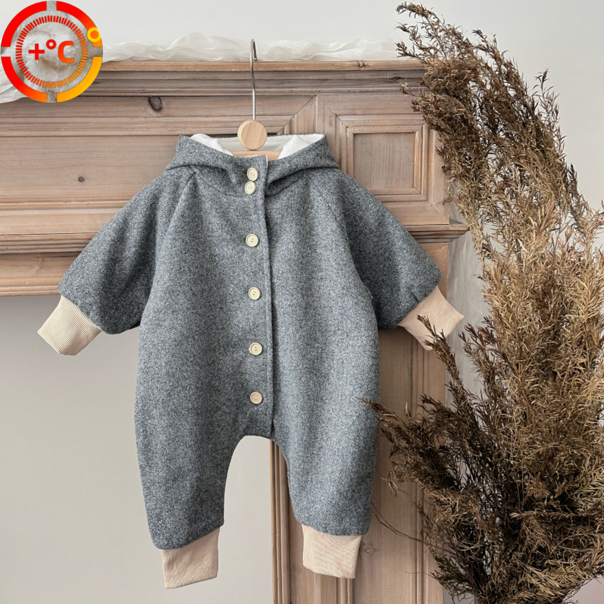 Infant And Toddler Autumnwinter Outdoor Jumpsuit photo 1