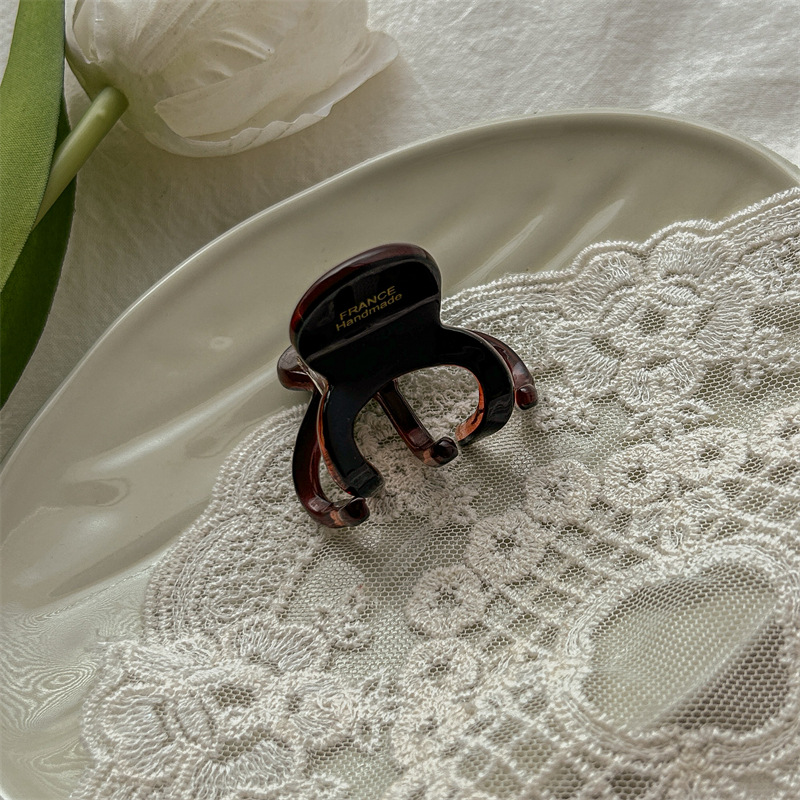 High Ponytail Hair Clip Back-of-head Half-up Hairpin photo 7