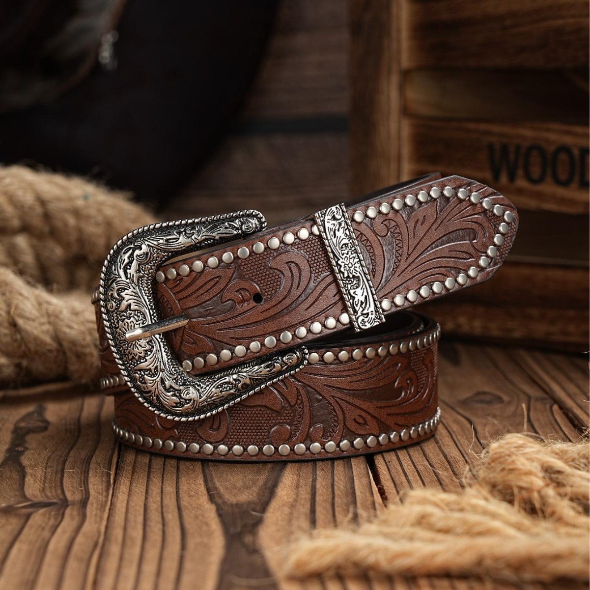 Retro Western Cowboy Belt For Women photo 3