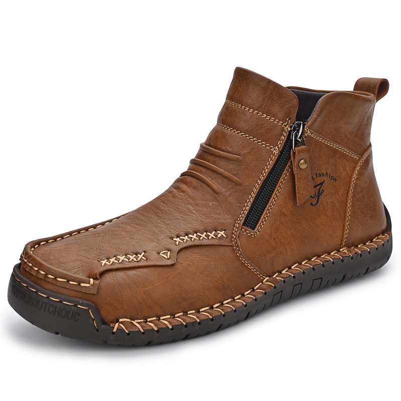 Plus-size High-top Ankle Boots Warm British-style Dr Boots photo 4