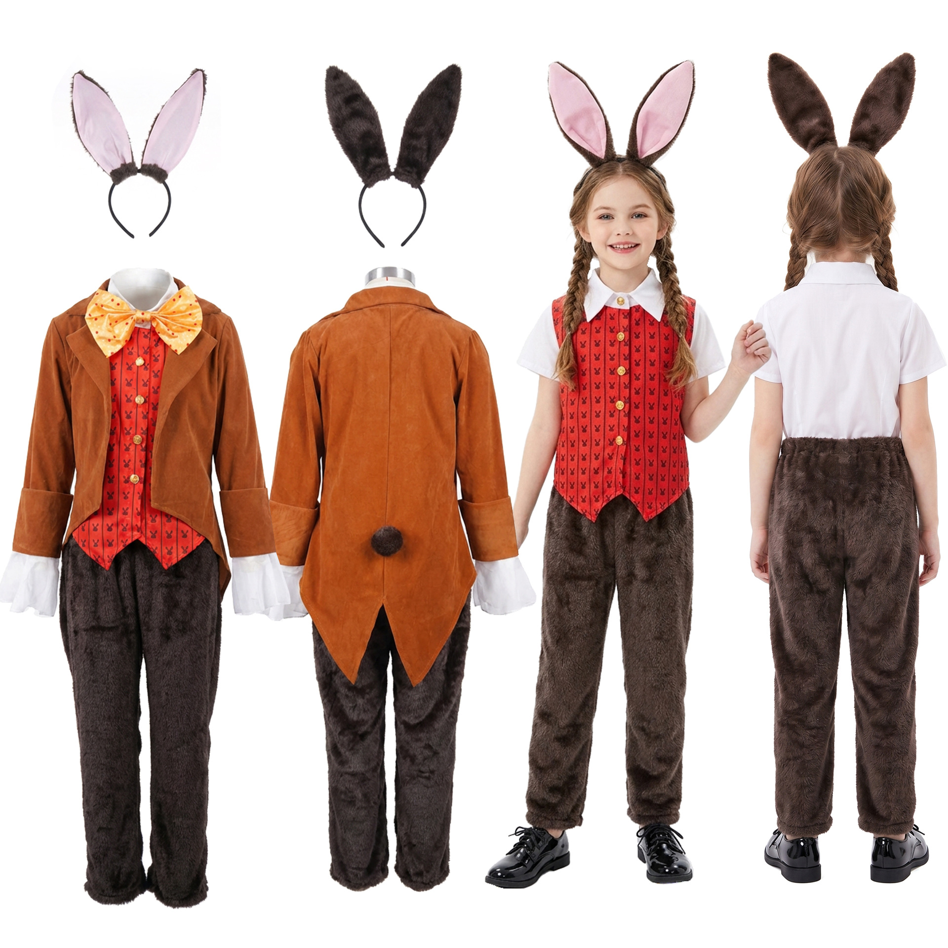 Role-Playing Costume Kindergarten Play Halloween Rabbit Stage Outfit photo 2