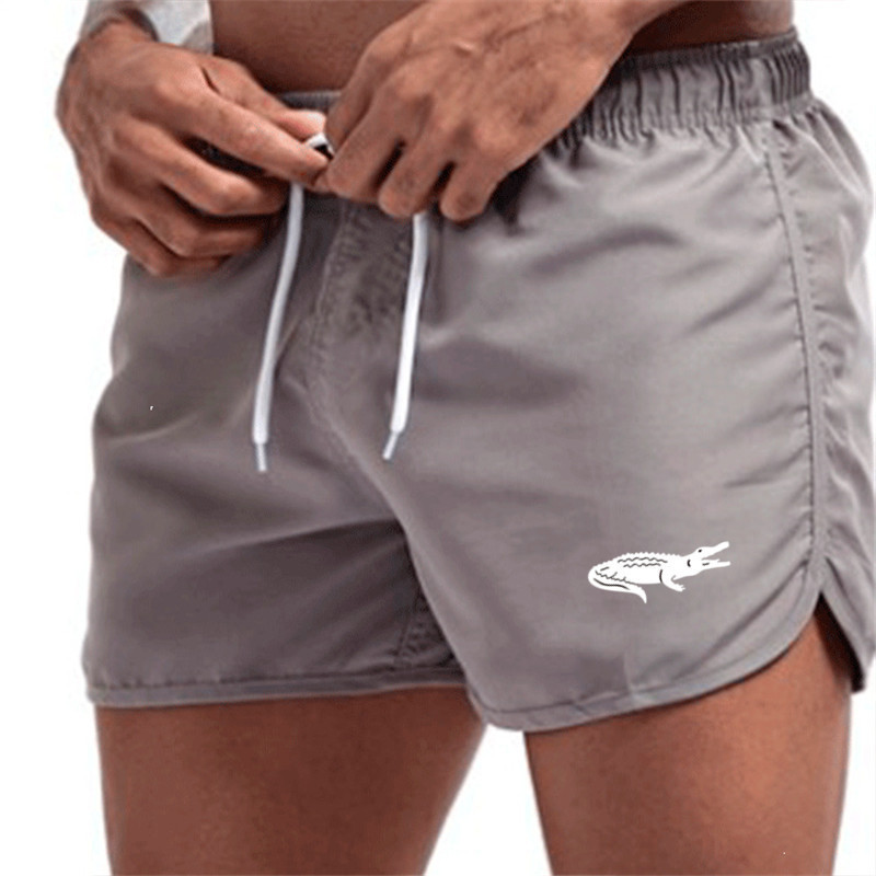 Mens Fashionable Beach Shorts Polyester Multi-Color Sports Three-Quarter-Length Shorts photo 4