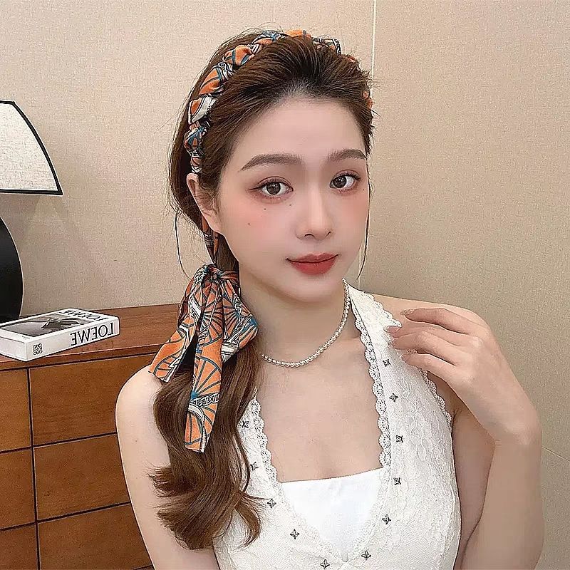 Bow Braided Hair Band For Women photo 2