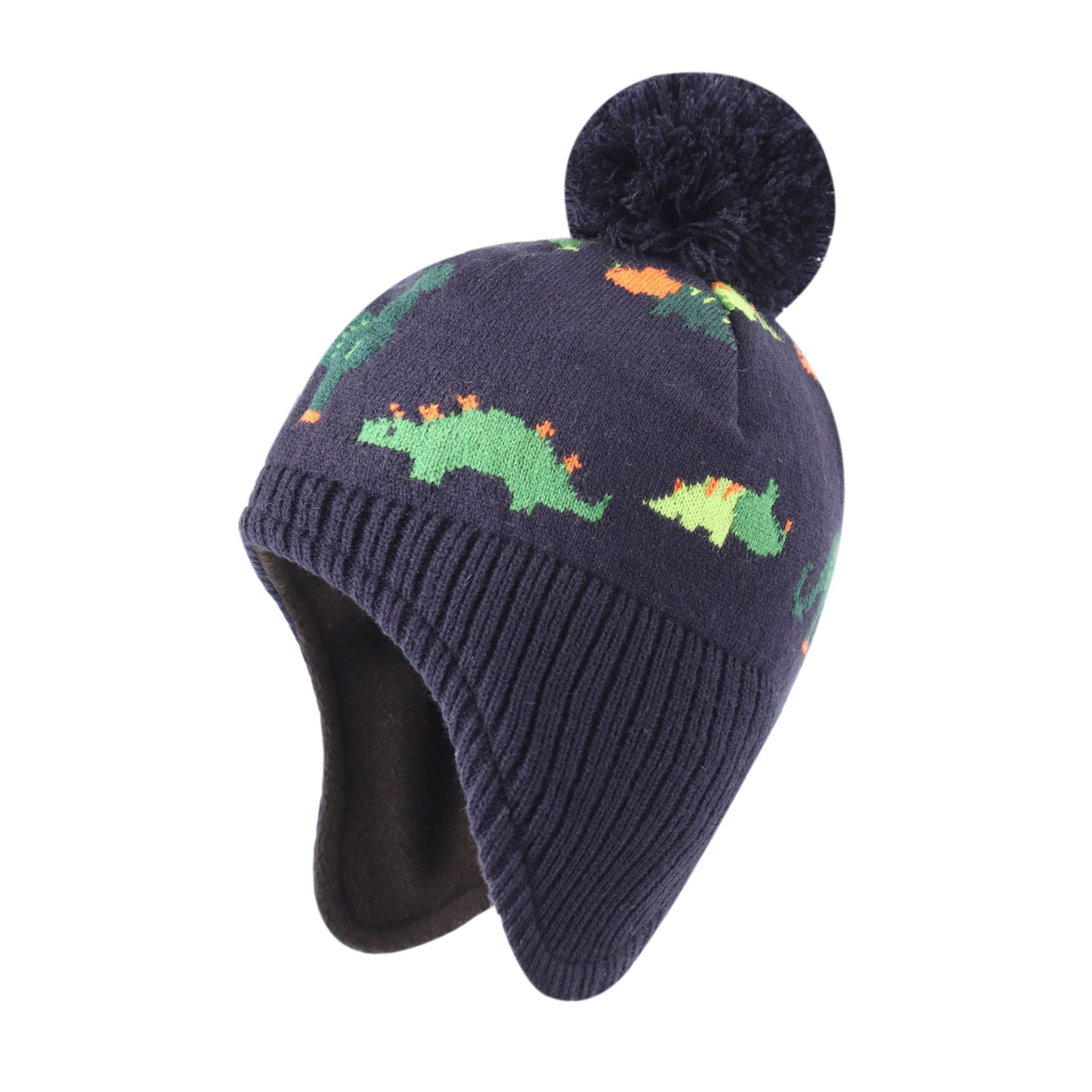 Autumn And Winter Warm Dinosaur Earmuffs photo 2
