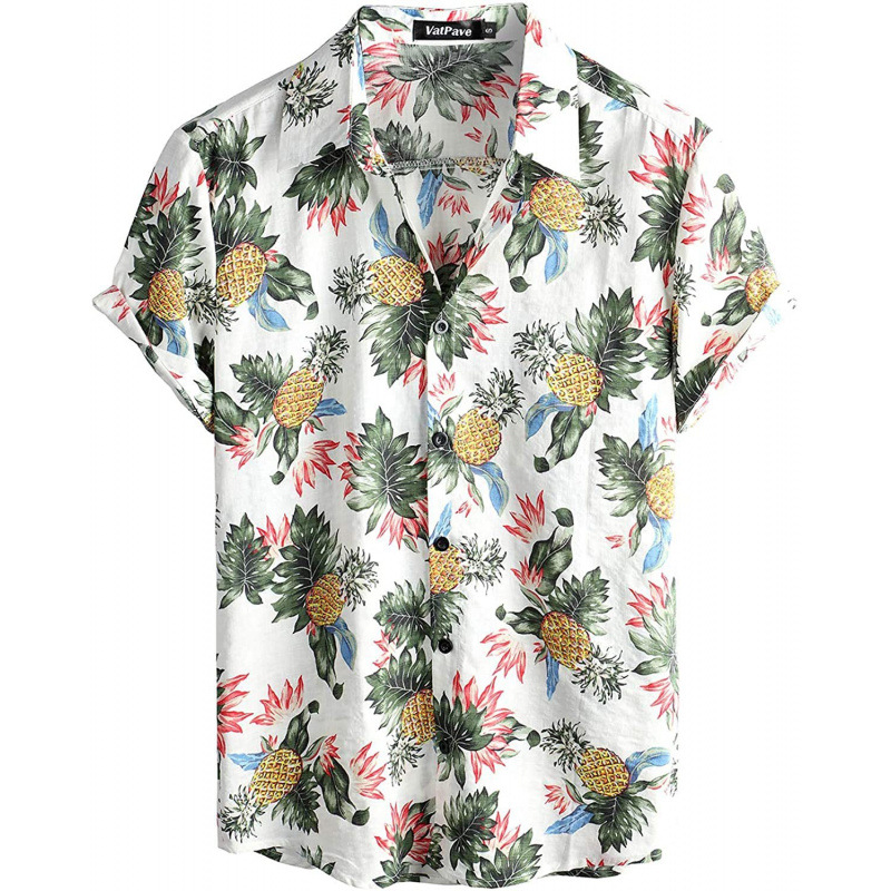 Fashion Summer Printed Hawaiian Shirt For Men photo 6