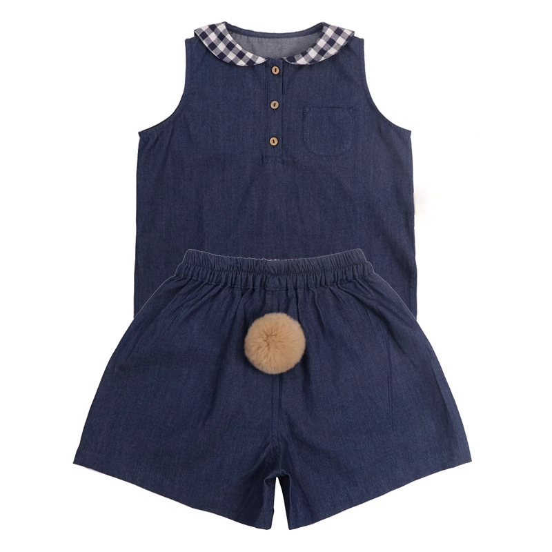 Girls' Sleeveless Top And Shorts Set photo 2