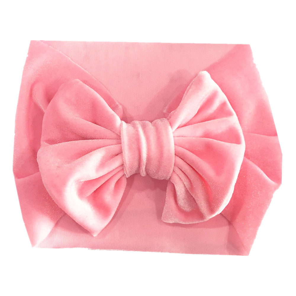 Childrens Multi-color Festive Velvet Headband With Stretchy Hair Accessory photo 6