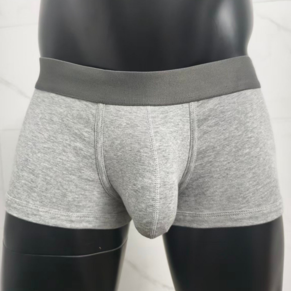 Men's Underwear Combed Cotton U Convex Sports Flat Pants Simple photo 1