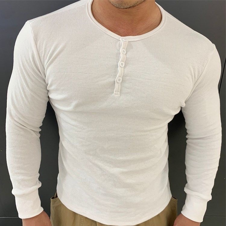 Rugged-thread Athletic Wear Masculine Autumn Style Stretchy Long Sleeves photo 2