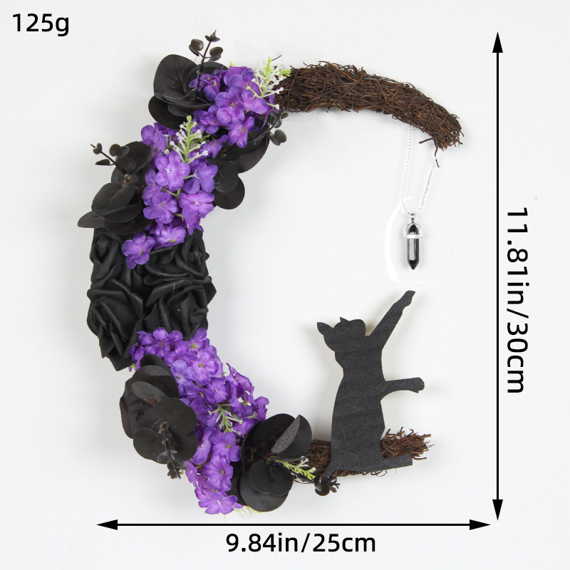 Creative Moon Cat Garland Door Pendant photo 5