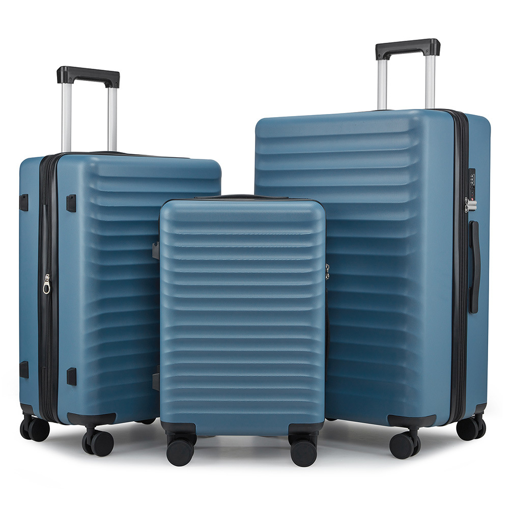 Luggage Travel Checked Bag Combination With Password Lock, Pressure-resistant Three-piece Set photo 3