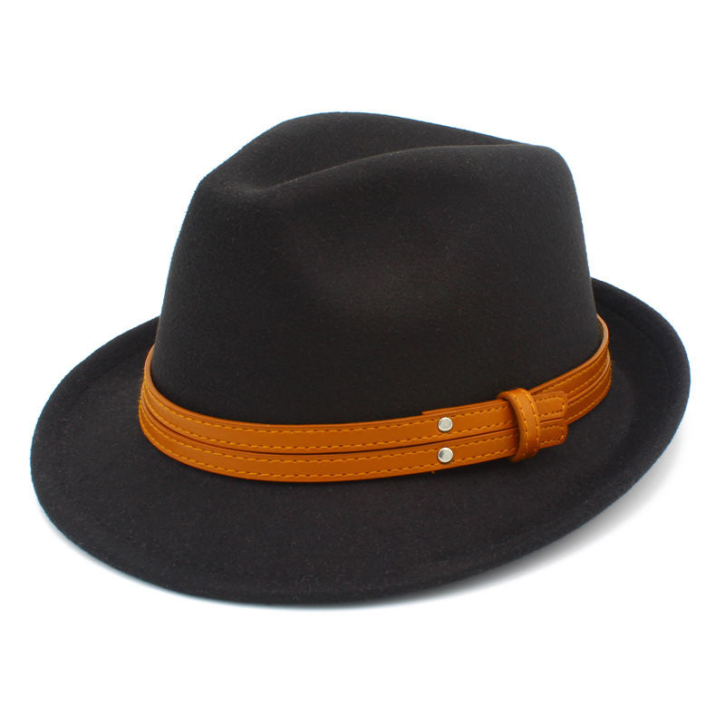 Retro Jazz-style Fashionable Minimalist Hat For Men photo 3