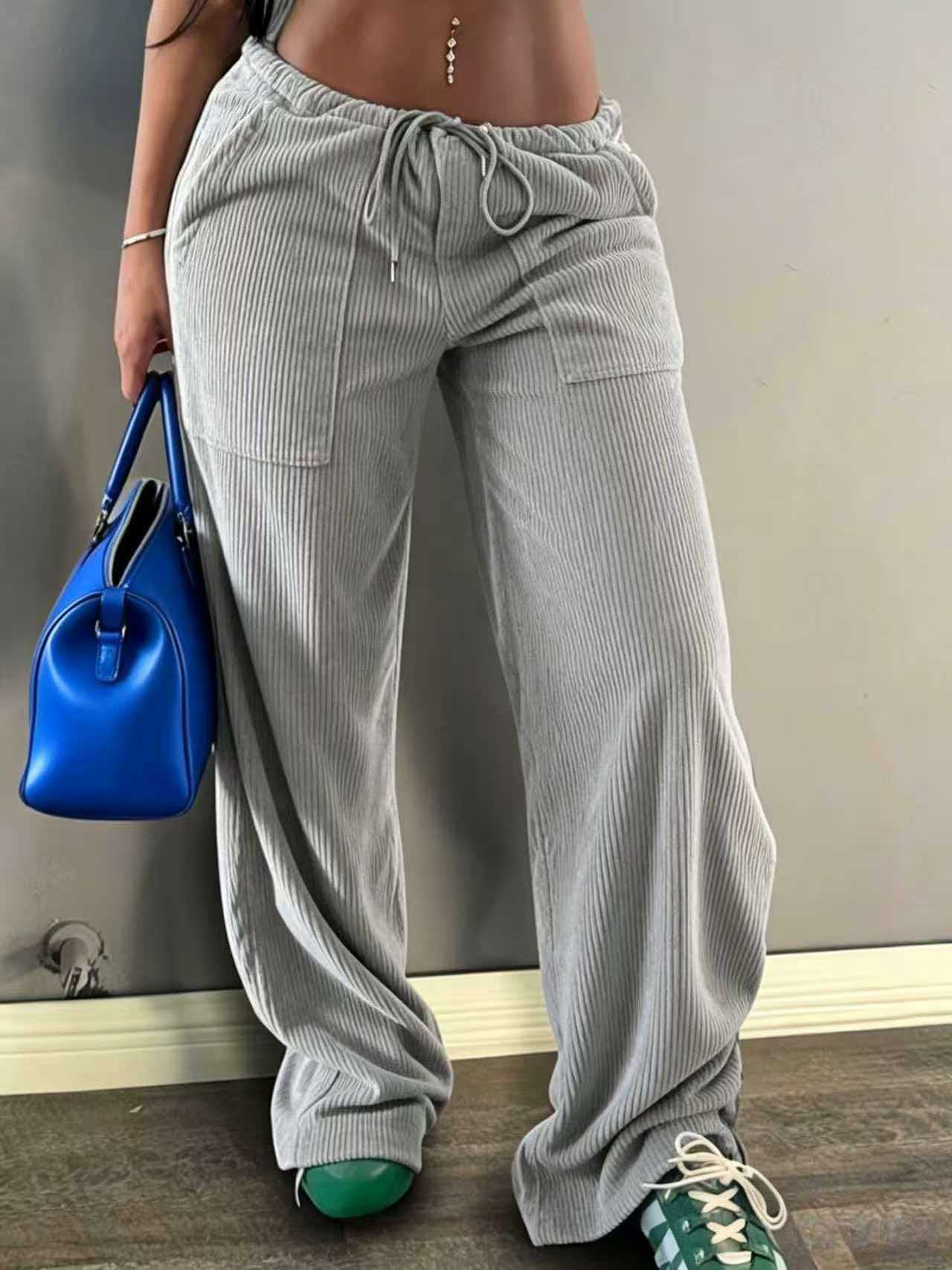 Pocket Casual Women's Floor-length Pants photo 6