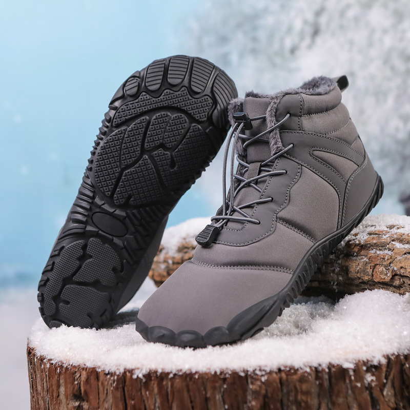 Couple Fleece-lined Hiking Shoes Non-slip Casual photo 5