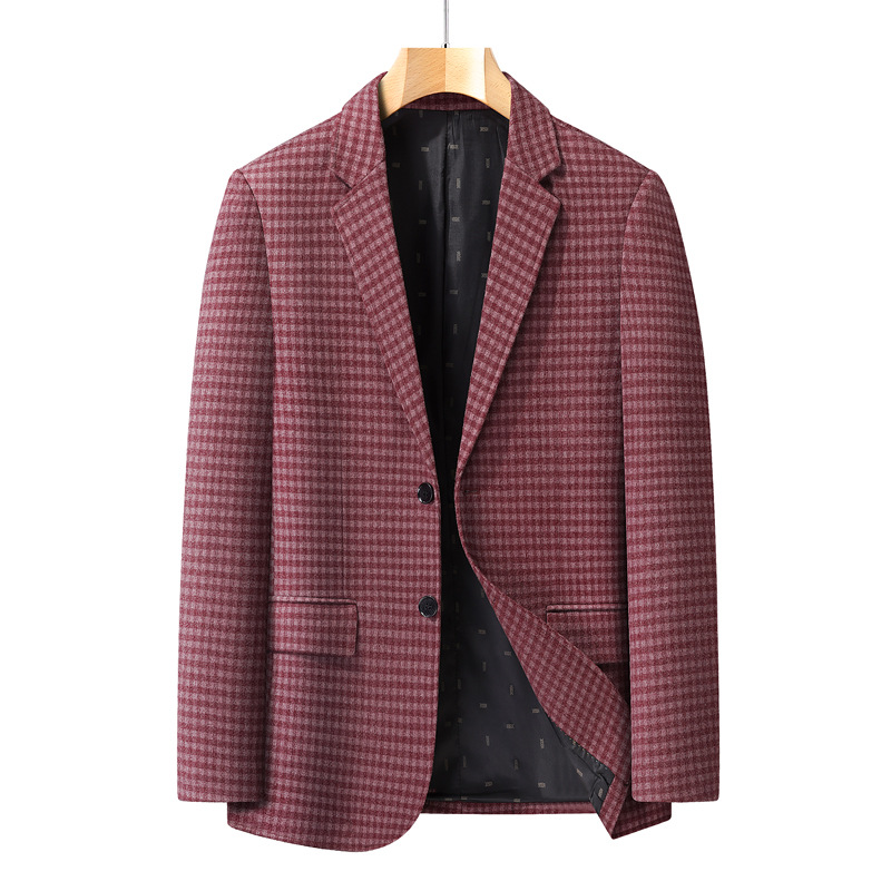 Men's Business Wool Jacket With Fleece Lining photo 3